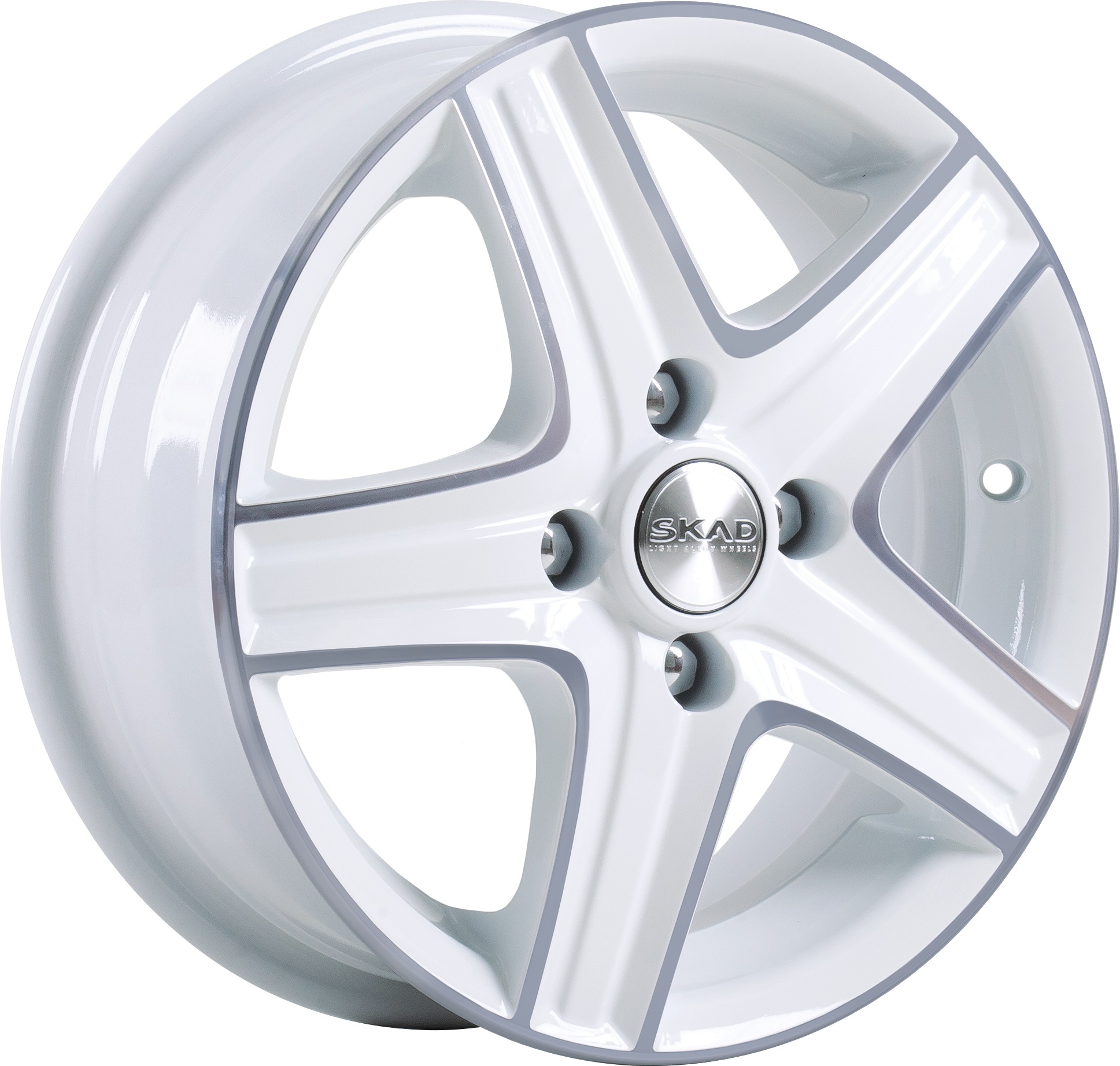 Скад Магнум Алмаз-Белый 4*100 5.5xR14 ET38 DIA67.1